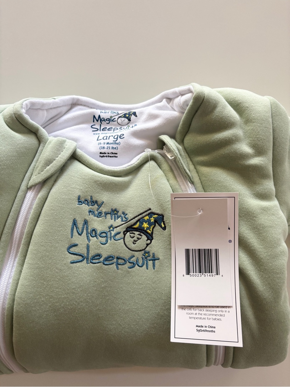 Baby Merlin’s Magic Sleepsuit - Large - Picture 2 of 3